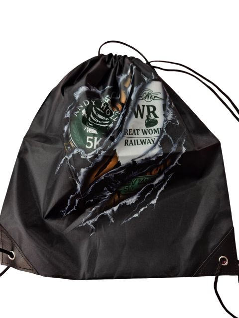 Race Branded Drawstring Bag
